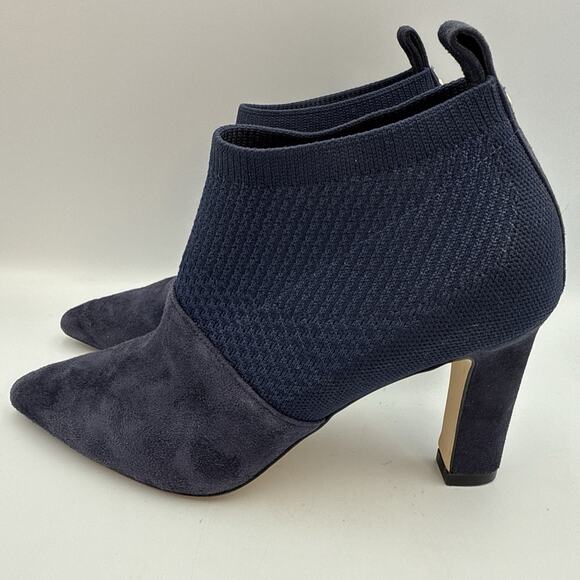 Cole Haan Grand 360 Womens Vannie Marine Blue Suede Knit Pointed Toe Heels 5.5 B - Picture 4 of 10